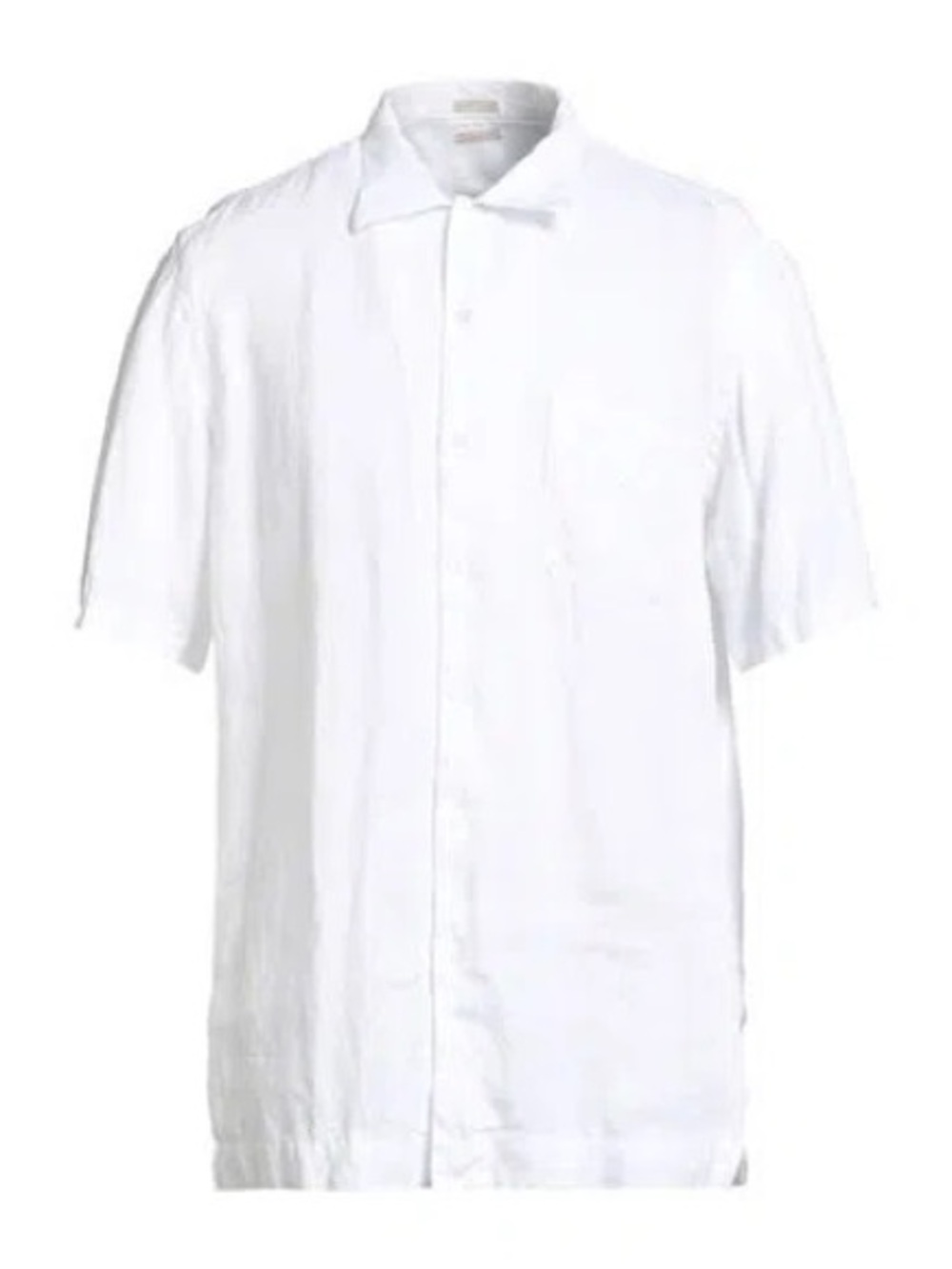 Massimo Alba White Short-Sleeve Button-Down Shirt